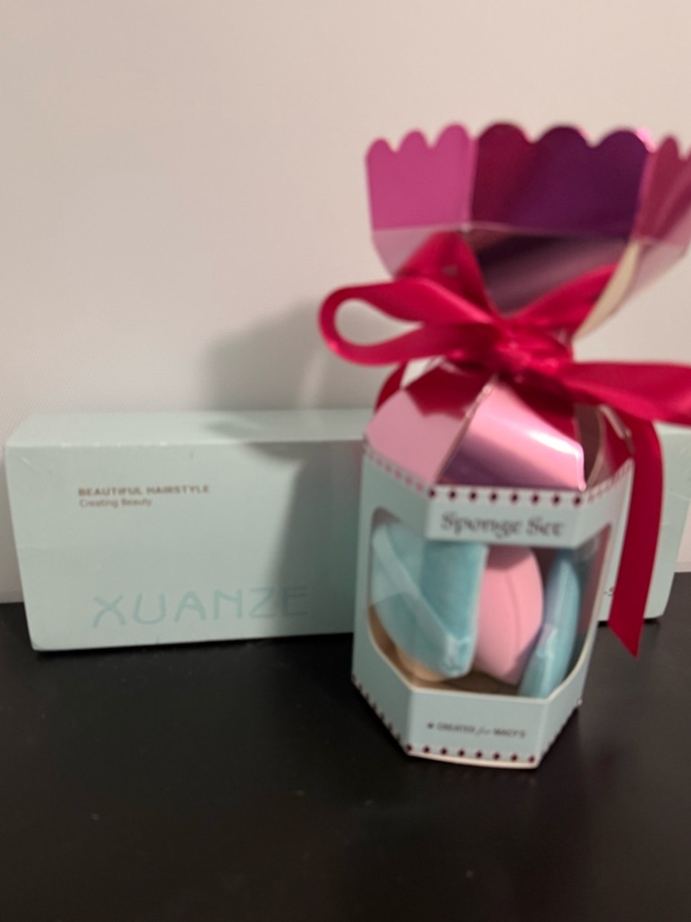 Xuanze Flat Iron and Makeup Sponge Set Gift Pack! NWB - Picture 6 of 6